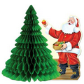 Santa w/ Tissue Tree Centerpiece